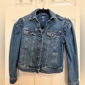 GAP Girl's Classic Blue Jean Jacket XL 8 10 12